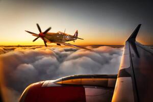 Fotografi Spitfire close encounter, Peter Vahlersvik