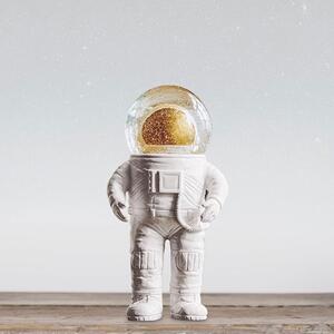 Dekoration / Snöglob - The Astronaut, 17cm, 17 cm
