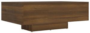 Soffbord brun ek 85x55x31 cm konstruerat trä