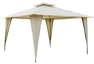 Gazebo partytält med dubbeltak 3,45x3,45x2,68m