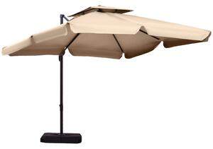 Parasoll UV50+ khaki 270x270x260 cm