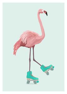 Illustration Flamingogo, ByKammille