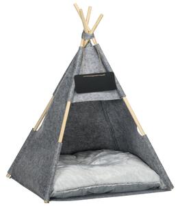 Tipi igloo kattbädd 58x58x80 cm