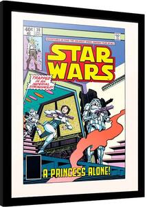 Inramad poster Star Wars - Princess Alone