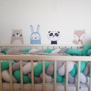 Unika klistermärken för barnens säng – djur
