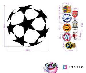Väggklistermärken Fotbollsklubbar UEFA