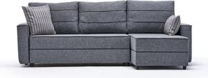 Snowdon Bäddsoffa m. Divan 4-sits 200x150 Grå -