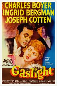 Konsttryck Gaslight, Ft. Angela Lansbury (Vintage Cinema / Retro Movie Theatre Poster / Iconic Film Advert), (26.7 x 40 cm)