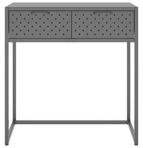 Konsolbord antracit 72x35x75 cm stål - Grå