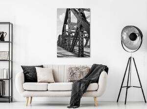 Canvas Tavla - Bridge at Morning Vertical - 40x60