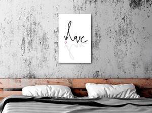 Canvas Tavla - This is Love Vertical - 40x60