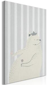 Canvas Tavla - Teddy Bear Gourmand Vertical - 40x60
