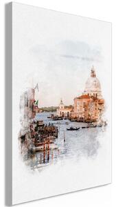 Canvas Tavla - Watercolour Venice Vertical - 40x60