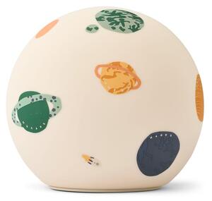 LIEWOOD - Yuki Night Light - Barnlampa - 2562 Universe / Sandy - Ø14.3 x H13 cm
