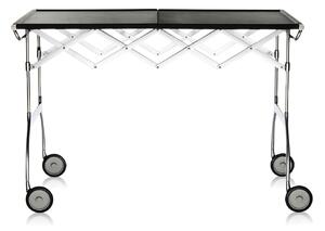Kartell - Battista Trolley 4460, Black, Matt - Serveringsvagnar - Antonio Citterio - Svart - Metall/Plast