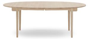 Carl Hansen - CH338, Tvålad Ek, Med utdrag för 2 st iläggsskivor - Matbord - Hans J. Wegner - Träfärgad - Trä