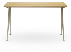 Vitra - Compas Direction, Ek, Ecru - Skrivbord - Jean Prouvé - Brun - Metall/Trä