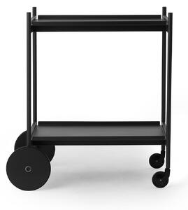 Normann Copenhagen - Rul serveringsvagn black - Serveringsvagnar - Simon Legald - Svart - MDF/Metall