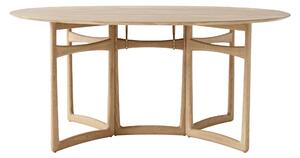 &Tradition - Drop Leaf HM6 - Oak - Matbord - Hvidt & Mølgaard - Träfärgad - Metall/Trä