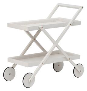 Design House Stockholm - Exit Trolley White Grey - Serveringsvagnar - Gunilla Allard - Vit - Trä