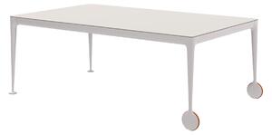Magis - Big Will Extending table White aluminium frame/White top - Matbord - Philippe Starck - Vit - MDF/Metall