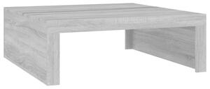 Soffbord grå sonoma 100x100x35 cm konstruerat trä