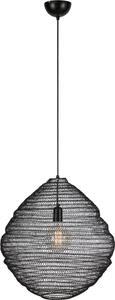 Markslöjd 108772 - Ljuskrona med textilsladd TAZZA 1xE27/40W/230V svart