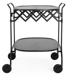 Kartell - Gastone Black - Serveringsvagnar - Antonio Citterio - Svart - Metall
