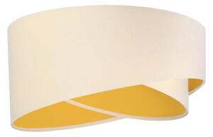 Universal lampskärm GALAXY E27 diameter 45 cm grädde/guld