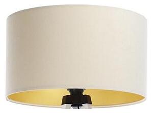 Universal lampskärm STANDART E27 diameter 45 cm grädde/guld