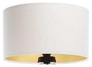 Universal lampskärm STANDART E27 diameter 45 cm vit/guld