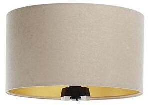 Universal lampskärm STANDART E27 diameter 45 cm beige/guld