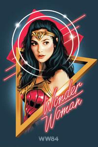 Konsttryck Wonder Woman - Welcome to the 80s, (26.7 x 40 cm)