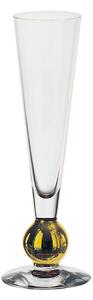 Orrefors - Nobel Champagne 18 cl - Champagneglas - Gunnar Cyrén - Transparent,Guld