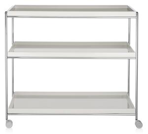 Kartell - Trays Trolley 4416, White - Serveringsvagnar - Piero Lissoni - Vit - Metall/Plast