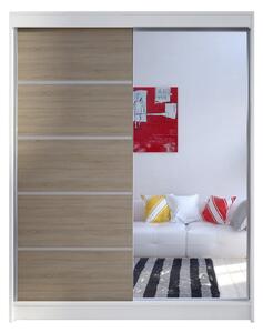 NORTHALLERTON Garderob 58x150 cm Vit/Ek - Vit