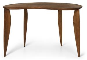 Ferm Living - Feve Desk Walnut - Skrivbord - Träfärgad - Trä