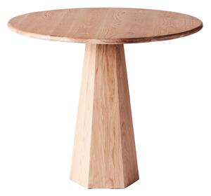 Dusty Deco - Hexagon Dining Table, Ø90 Oak - Matbord - Edin & Lina Kjellvertz - Träfärgad