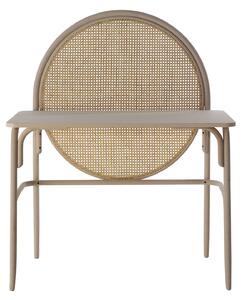 Gebruder Thonet Vienna - Allegory Desk, Black C01, Lacquered Beech, Ash and Woven Cane - Skrivbord - GamFratesi