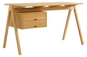 &Tradition - Daystak Desk RD3 W61 H71 cm Honey stained beech frame & tabletop - Skrivbord - Robin Day - Träfärgad - Trä