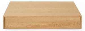 New Works - Mass Coffee Table Wide w. Drawer, Oak - Soffbord - Lim + Lu - Träfärgad - Trä