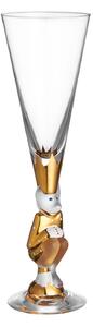 Orrefors - The Sparkling Devil Champagneglas Guld 19 cl - Champagneglas - Gunnar Cyrén - Guld
