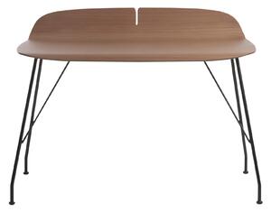 Kartell - Earl of Wood, Dark Wood Top, Black Frame Legno Sc.Fsc100 - Skrivbord - Philippe Starck - Svart - Metall/Trä