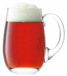 LSA International - Bar Beer Tankard Curved - Ölglas - Transparent