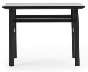 Normann Copenhagen - Grow Table 50 x 60 cm Oak Black - Soffbord - Simon Legald - Svart - Trä