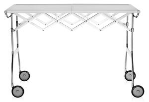 Kartell - Battista Trolley 4460, White, Matt - Serveringsvagnar - Antonio Citterio - Vit - Metall/Plast