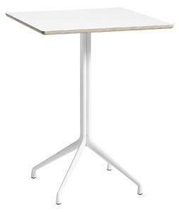 HAY - About a Table AAT15 High - White Base - White Laminate - 80x80x105 cm - Barbord - Hee Welling - Vit - Metall/Trä