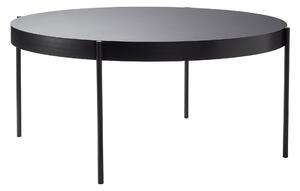 Verpan - Serie 430 Table Ø160, Black, Fenix Laminate Top, Powder Coated Metal Legs - Matbord - Verner Panton - Svart - MDF/Laminat/Metall