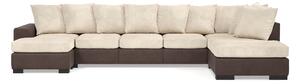 NASHVILLE U-soffa Large med Divan Vänster Beige -