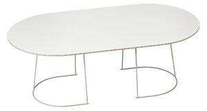 Muuto - Airy Coffee Table Large Off-white - Nanolaminate - Soffbord - Cecilie Manz - Beige - Metall/Trä